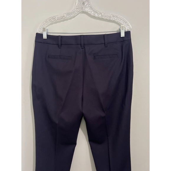 Tory Burch Pants Women’s 10 Navy Blue Skinny Wool Knit Stretch Slim Ankle - Picture 6 of 11